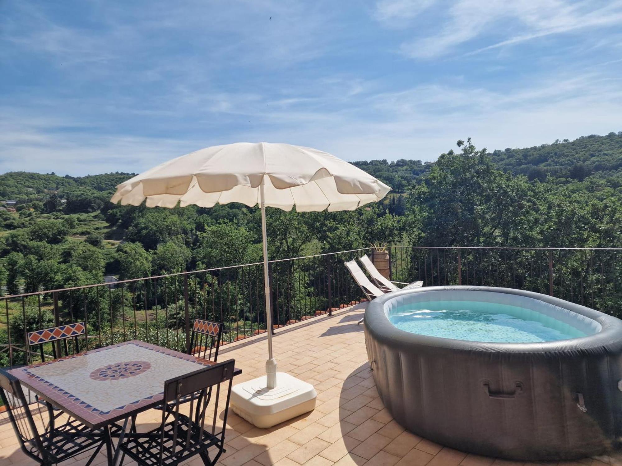 Agriturismo Castello Delle Fornaci - Private Jacuzzi Arcidosso Exterior photo
